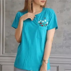 تیشرت گلدوزی گل و زنبور
