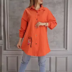 مانتو الیاف طبیعی دخترک