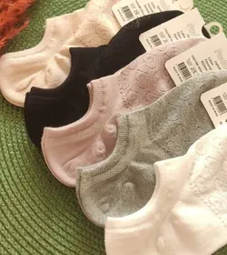 جوراب قلاب بافی طرح قلب