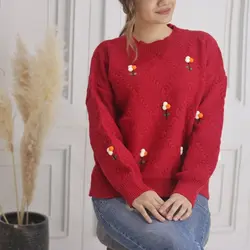 بافت گل برجسته