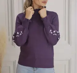 بافت آستین گلدوزی مانلی