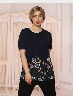 256-شومیز پایین گلدار
