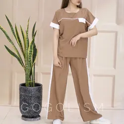 ست تیشرت و شلوار دو رنگ