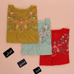 شومیز بالا گلدار