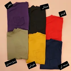 شومیز آستین کیمونویی دو جیب