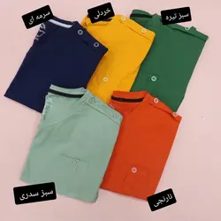 تیشرت سرشانه دکمه دار