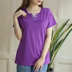 تیشرت یقه دلبری