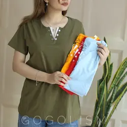 تیشرت یقه دلبری