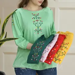 شومیز گلدوزی رعنا