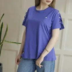 تیشرت سرشانه ضربدری