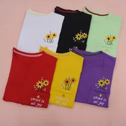 تیشرت لانگ جیب گلدوزی joy