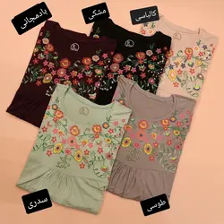 شومیز گل پفکی (فلور)