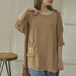 تونیک جیب گلدوزی فرانک