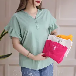 تیشرت یقه دلبری ناز چین