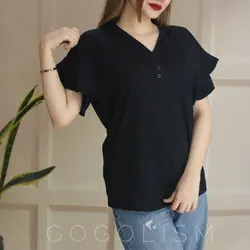 تیشرت یقه دلبری ناز چین