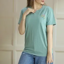 تیشرت گلدوزی گندم