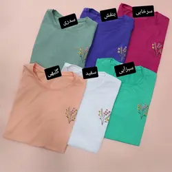 تیشرت گلدوزی گندم