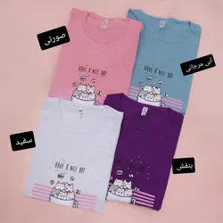 تیشرت گربه فنجان nice day