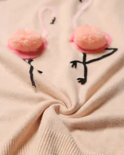 بلوز بافت گپ فلامینگو طرح ۲