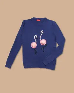 بلوز بافت گپ فلامینگو طرح ۲