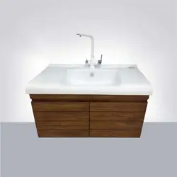 روشویی کابینتی گلستان مدل ویستا چوب