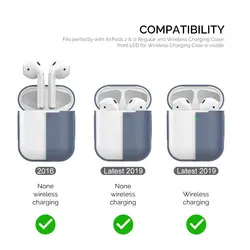 کاور سیلیکون مناسب برای ایرپاد 1/2Silicon cover for AirPod 1/2
