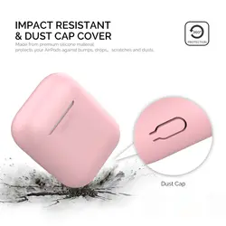 کاور سیلیکون مناسب برای ایرپاد 1/2Silicon cover for AirPod 1/2