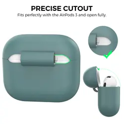 کاور سیلیکون مناسب برای ایرپاد 3Silicon cover for AirPod 3
