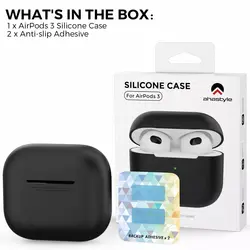 کاور سیلیکون مناسب برای ایرپاد 3Silicon cover for AirPod 3