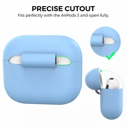 کاور سیلیکون مناسب برای ایرپاد 3Silicon cover for AirPod 3