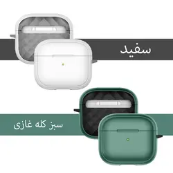 کاور اگشل مدل diamond مناسب برای Airpod 3Eggshell diamond cover for Airpod 3