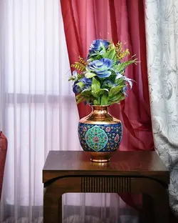 گلدان بلونی مس و پرداز