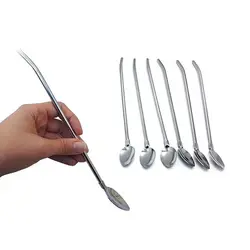 قاشق شربت خوری نی دار