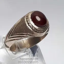 انگشتر عقیق یمنی کبدی