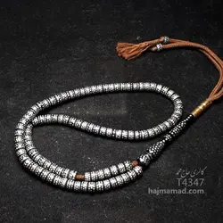تسبیح سندلوس نقره کوب