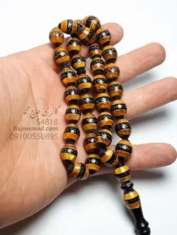 تسبیح سندلوس نقره کوب