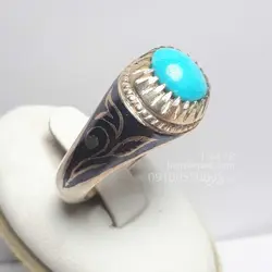 فیروزه نیشابوری رکاب سیاه قلم