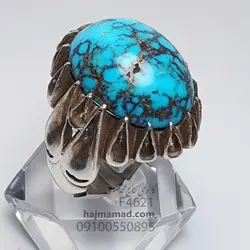 انگشتر فیروزه نیشابور شجری | خرید فیروزه شجری کلکسیونی بینظیر درجه یک | فیروزه اصل