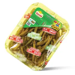 ترشی فلفل سبز وکیوم  700 گرمی همدست