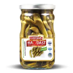 خیارشور ممتاز همدست شیشه 700 گرمی