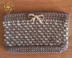 کیف مکرومه دورنگ-کد 128