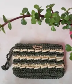 کیف مکرومه- کد 106