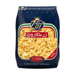 ماکارونی فوسیلی زر ماکارون مقدار 500 گرم