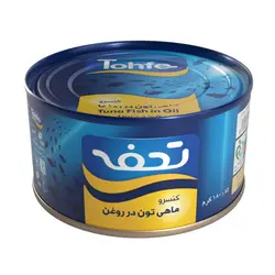 کنسرو تن ماهی در روغن تحفه - 180 گرم