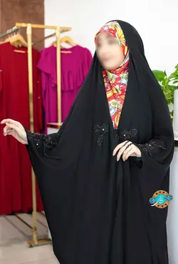 چادر عربی منجوق دوزی مدل آرزو