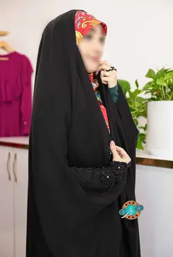چادر عربی منجوق دوزی مدل آرزو