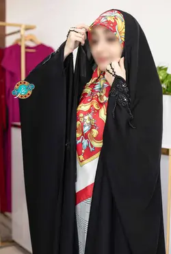 چادر عربی منجوق دوزی مدل آرزو