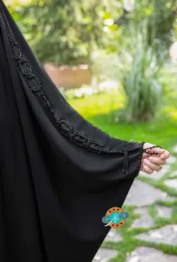 چادر عربی منجوق دوزی مدل گیسو