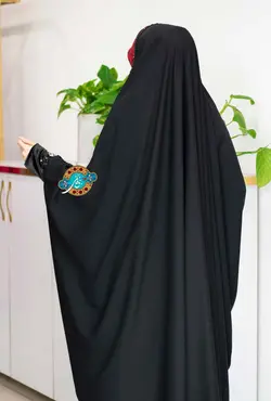چادر عربی منجوق دوزی مدل نارسیس