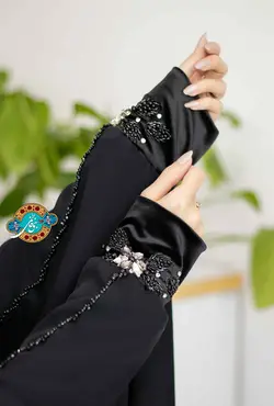 چادر عربی منجوق دوزی مدل نارسیس